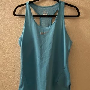blue nike sports top